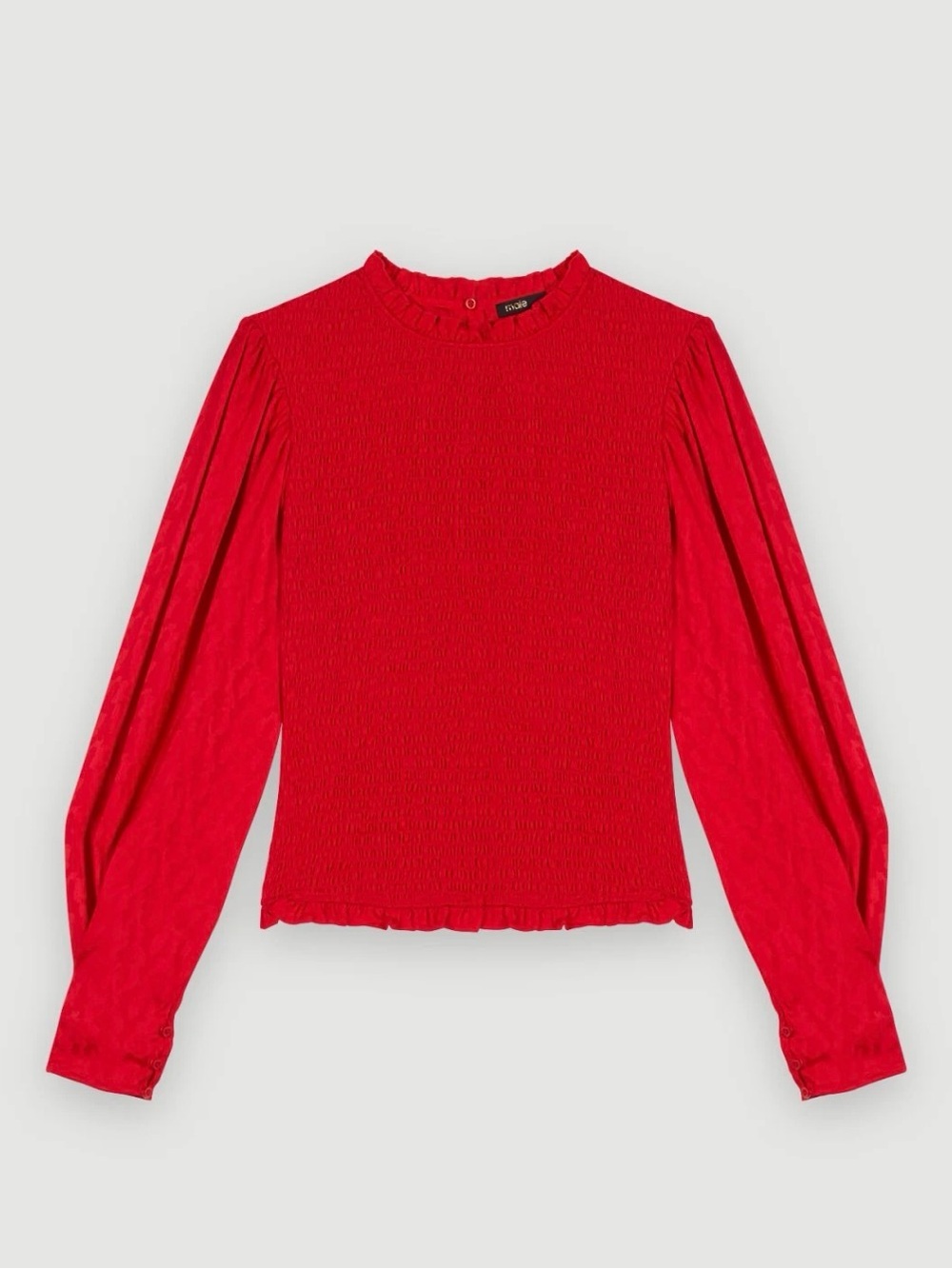 Maje Red long sleeve Top - LIKE NEW
